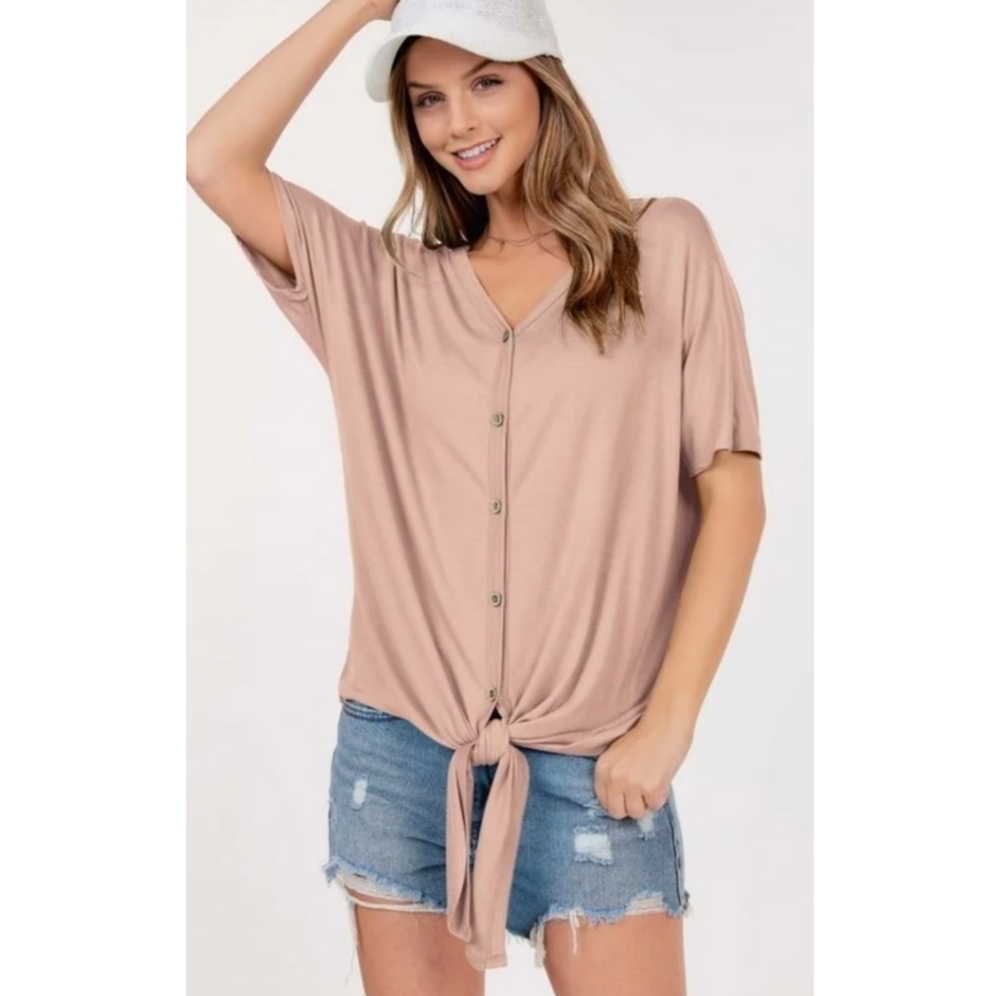Finaldraped Button Down Top